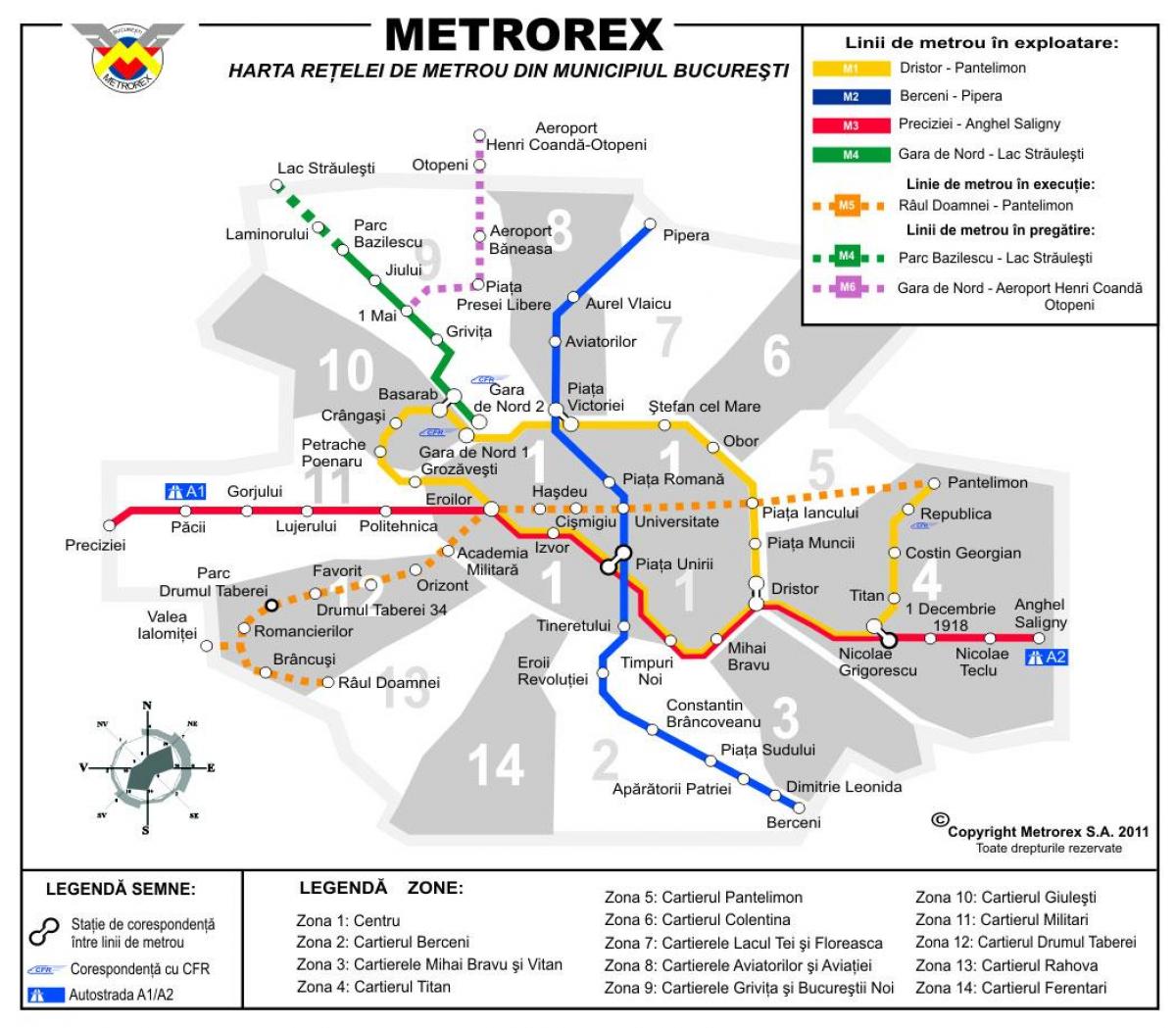 Térkép metrorex 
