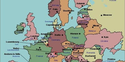 Térkép a bukaresti európa