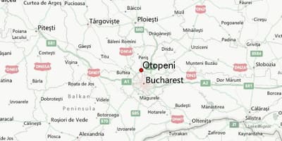Otopeni repülőtér térkép