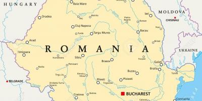 Fővárosa románia térkép