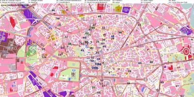 Bukarest utca térkép